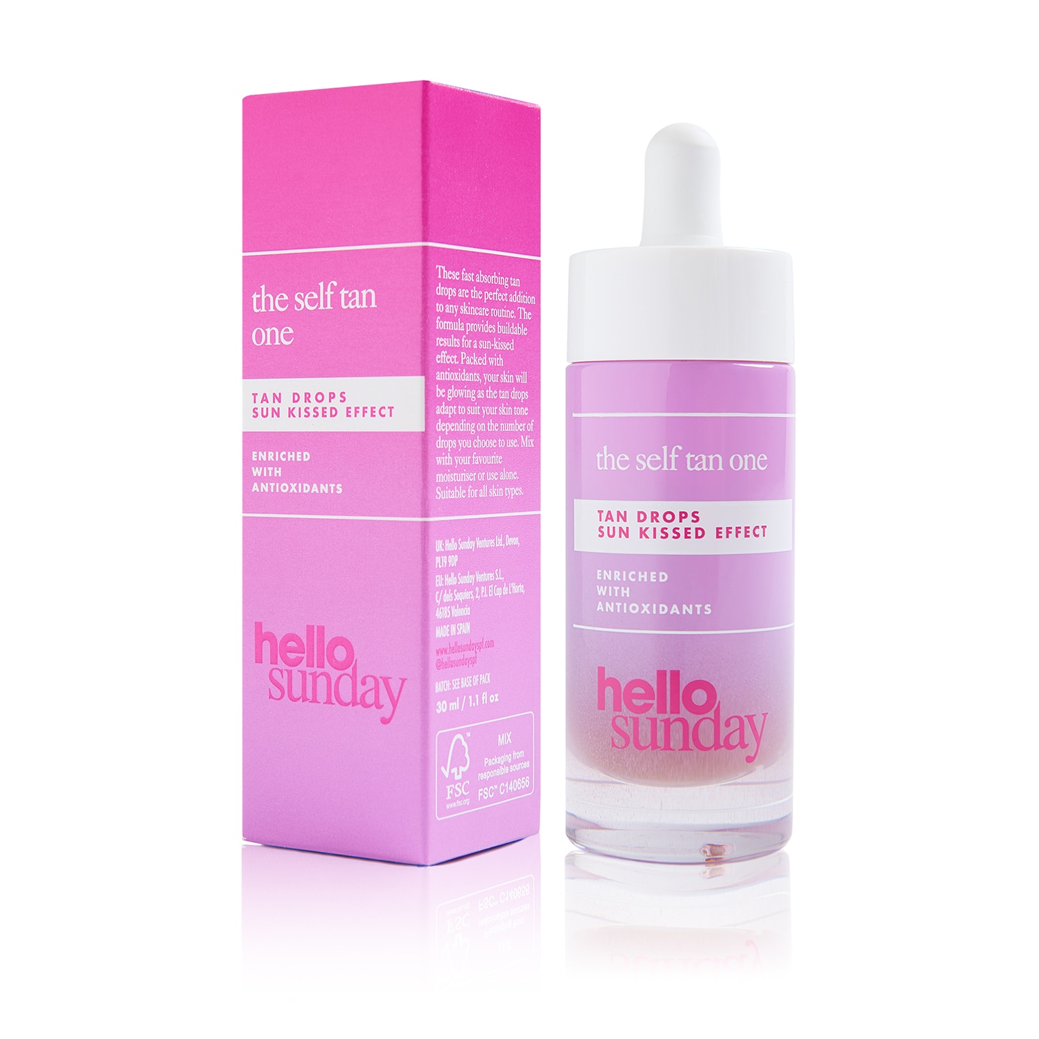 THE SELF TAN ONE: TANNING DROPS - SUN-KISSED DROPS ( GOTAS BRONCEADORAS)